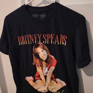 Britney Spears Baby One More Time Black Graphic T-Shirt Mens Medium 2021 Cotton